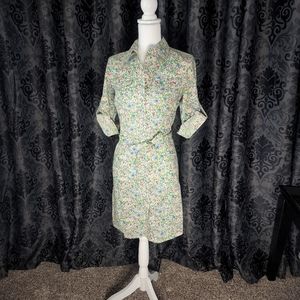 Tommy Hilfiger Summer Floral Shirt Dress, Women's Small